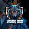 █▓▒▒░░░🐺Wolfe Den🐺░░░▒▒▓█ Logo